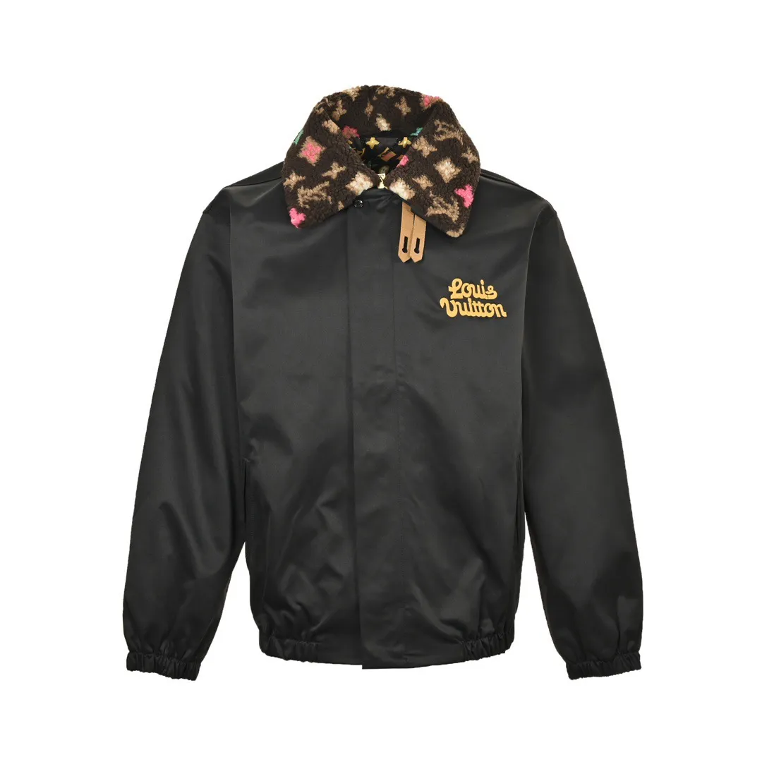 Louis Vuitton & Tyler 24Fw Floral Removable Lamb Fleece Collar Jacket Jacket